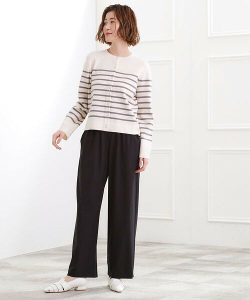 grove / グローブ パンツ | ウエストシャーリング ワイドパンツ | 詳細7