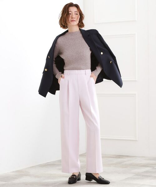 grove / グローブ パンツ | ウールライクヘリンボンワイドパンツ | 詳細10