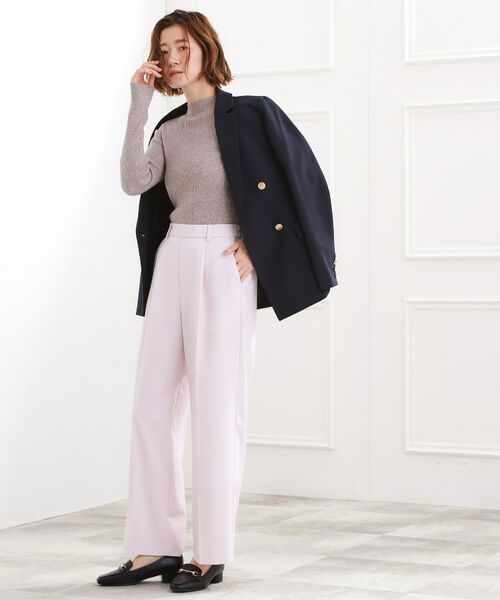 grove / グローブ パンツ | ウールライクヘリンボンワイドパンツ | 詳細11