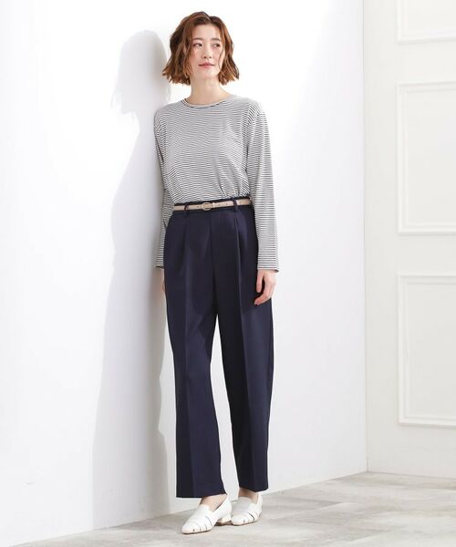 grove / グローブ パンツ | ウールライクヘリンボンワイドパンツ | 詳細14