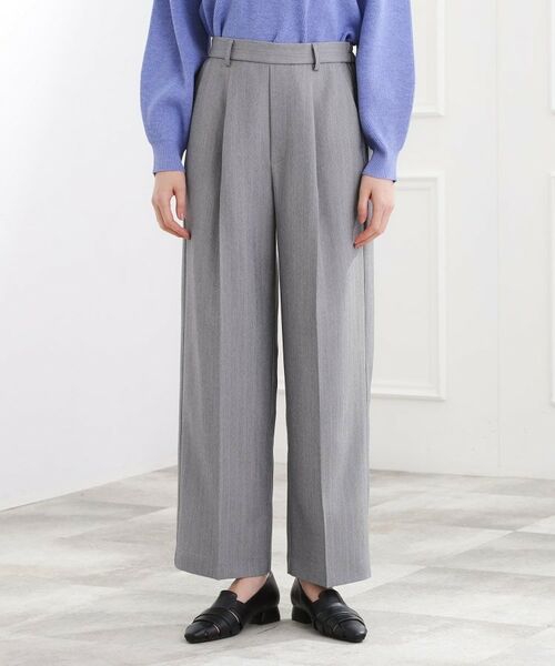 grove / グローブ パンツ | ウールライクヘリンボンワイドパンツ | 詳細17