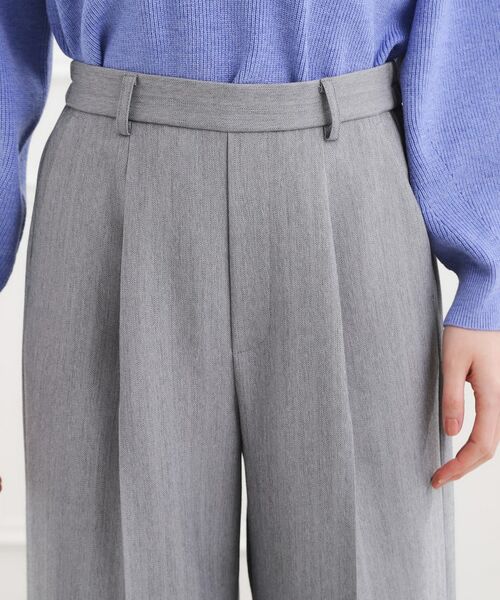grove / グローブ パンツ | ウールライクヘリンボンワイドパンツ | 詳細20