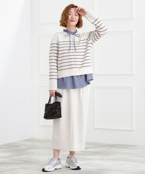 grove / グローブ スカート | カットツイルタックナロースカート | 詳細2