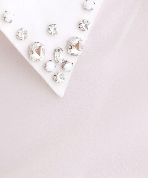 grove / グローブ シャツ・ブラウス | ビジューカラー とろみシャツ | 詳細4