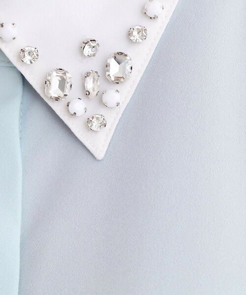 grove / グローブ シャツ・ブラウス | ビジューカラー とろみシャツ | 詳細8