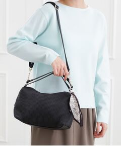 grove / グローブ ショルダーバッグ | プリーツチェーンスカーフショルダー