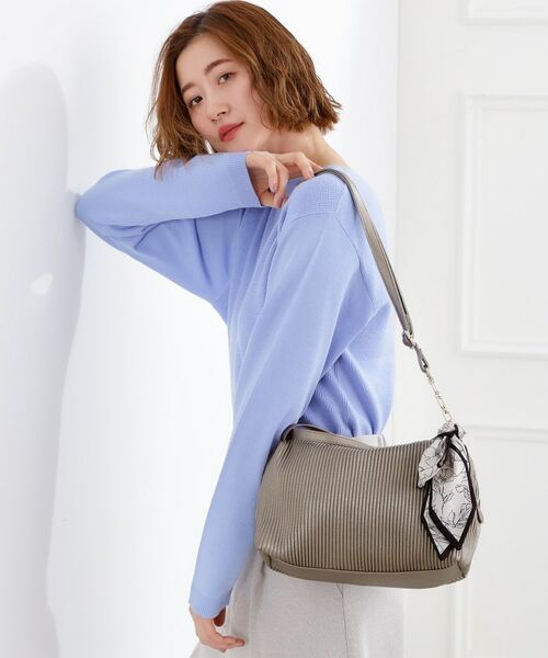 grove / グローブ ショルダーバッグ | プリーツチェーンスカーフショルダー | 詳細4