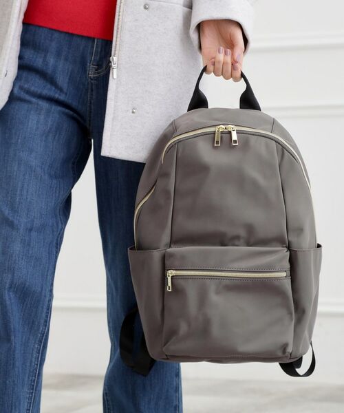 grove / グローブ リュック・バックパック | 【インスタ】人間工学撥水多機能リュック（チャコールグレー(013)）