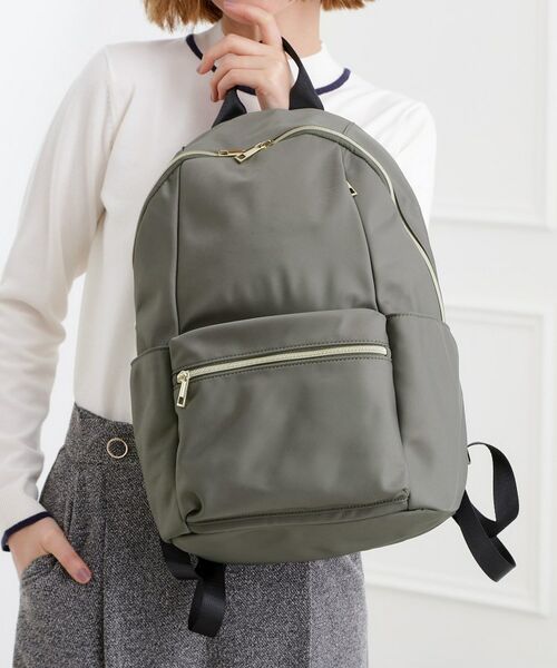 grove / グローブ リュック・バックパック | 【インスタ】人間工学撥水多機能リュック（カーキ(027)）