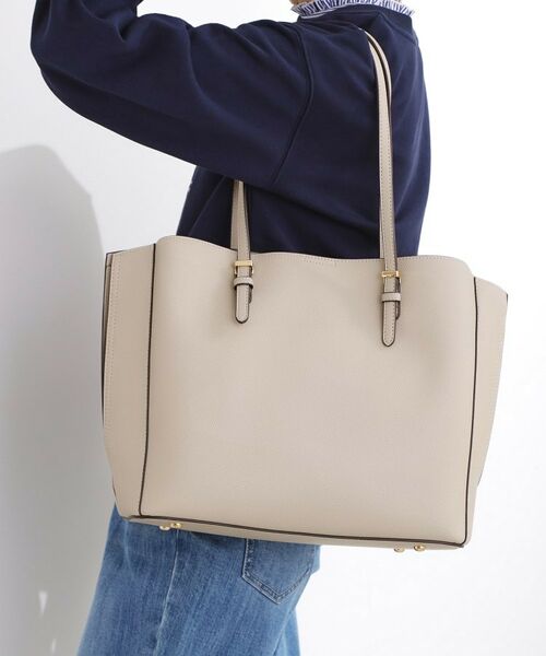 grove / グローブ トートバッグ | 人間工学サイドスリットトート(ライトグレー(011))