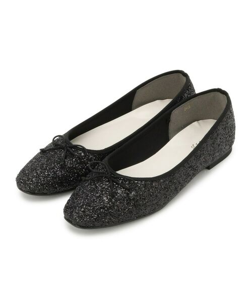 grove / グローブ フラットシューズ | 【人間工学】つつまれフィットバレエシューズ(ブラック(419))