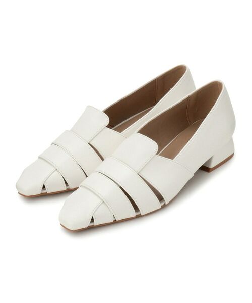 grove / グローブ パンプス | メッシュフラットパンプス(アイボリー(004))