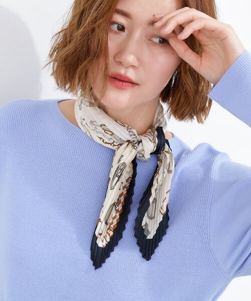 grove / グローブ バンダナ・スカーフ | 柄アソートプリーツスカーフ | 詳細3