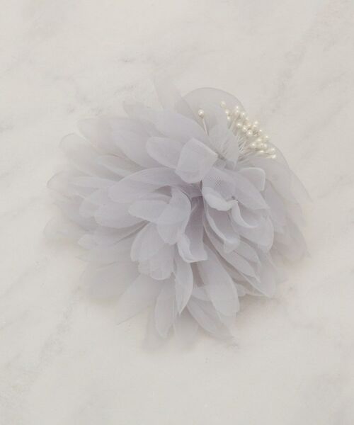 grove / グローブ ブローチ・コサージュ | シフォンコサージュ（グレー(012)）