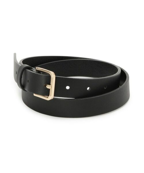 grove / グローブ ベルト・サスペンダー | スムース中太ベルト（ブラック(019)）