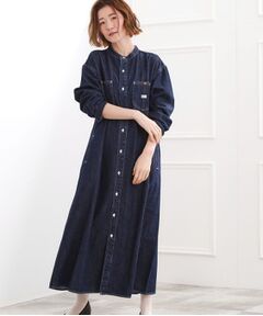 grove / グローブ ロング・マキシ丈ワンピース | 【Lee×grove別注】LOCO FLARE DRESS
