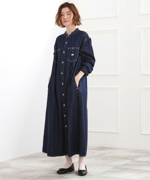 grove / グローブ ロング・マキシ丈ワンピース | 【Lee×grove別注】LOCO FLARE DRESS | 詳細2