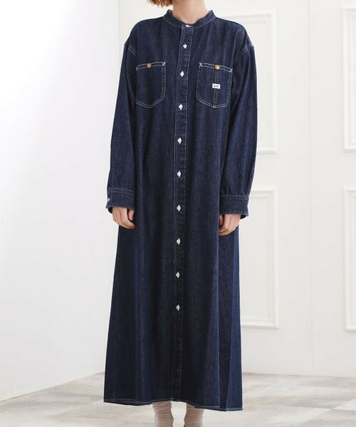 grove / グローブ ロング・マキシ丈ワンピース | 【Lee×grove別注】LOCO FLARE DRESS | 詳細5