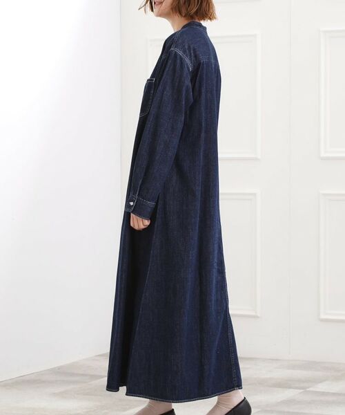 grove / グローブ ロング・マキシ丈ワンピース | 【Lee×grove別注】LOCO FLARE DRESS | 詳細6