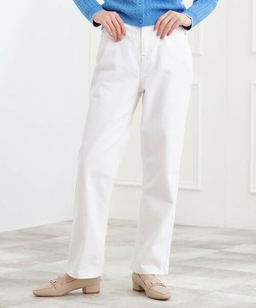 grove / グローブ デニムパンツ | ストレートデニムパンツ(オフホワイト(003))