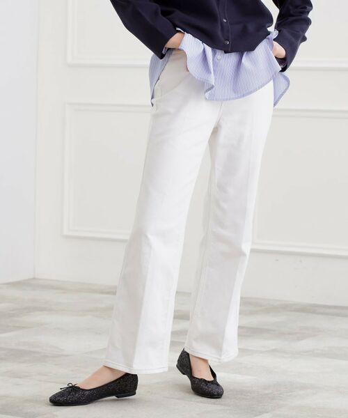 grove / グローブ デニムパンツ | 美シルエットデニムソフトフレアーパンツ | 詳細1