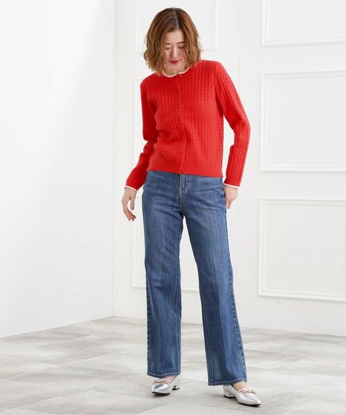 grove / グローブ デニムパンツ | 美シルエットデニムソフトフレアーパンツ | 詳細10