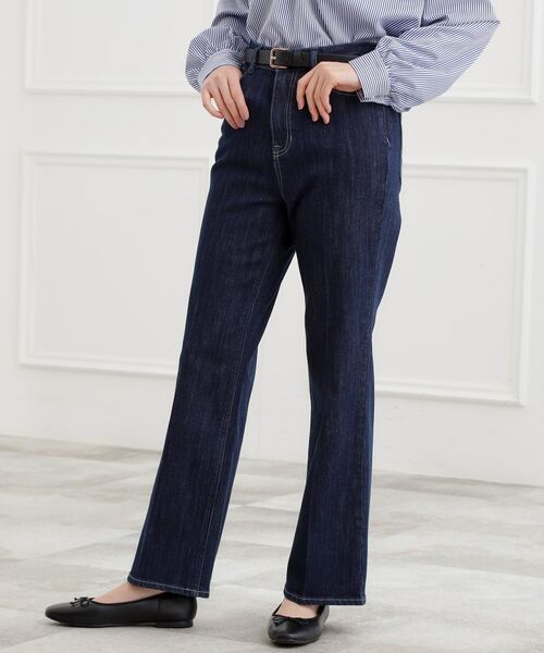 grove / グローブ デニムパンツ | 美シルエットデニムソフトフレアーパンツ | 詳細13