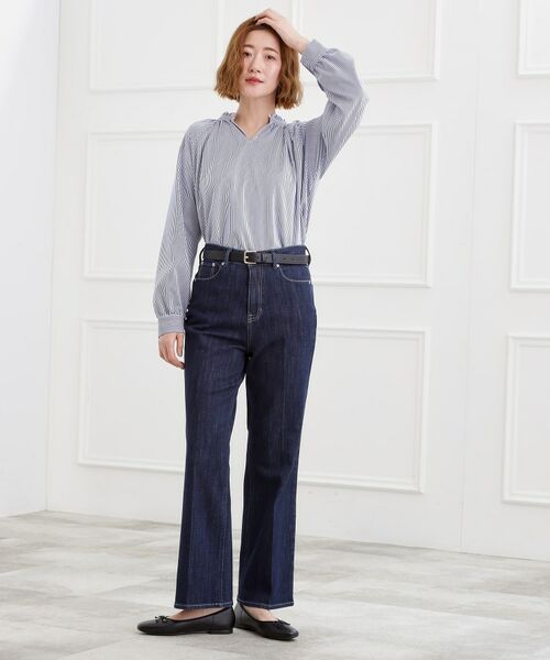 grove / グローブ デニムパンツ | 美シルエットデニムソフトフレアーパンツ | 詳細14