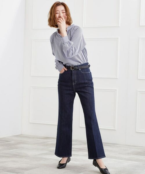 grove / グローブ デニムパンツ | 美シルエットデニムソフトフレアーパンツ | 詳細15