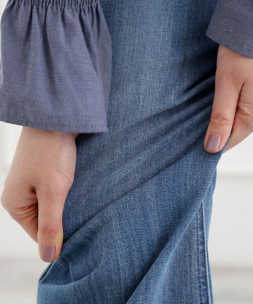 grove / グローブ デニムパンツ | 【選べる着丈】美シルエットデニムソフトフレアーパンツ | 詳細28