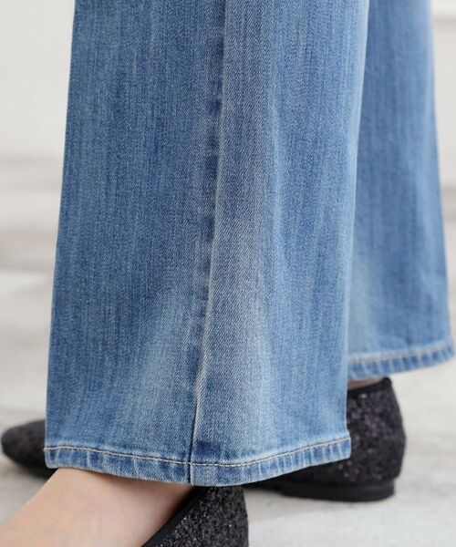 grove / グローブ デニムパンツ | 【選べる着丈】美シルエットデニムソフトフレアーパンツ | 詳細29