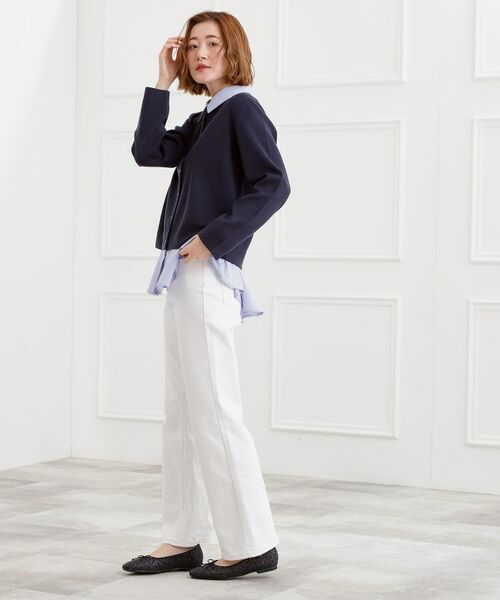 grove / グローブ デニムパンツ | 美シルエットデニムソフトフレアーパンツ | 詳細3