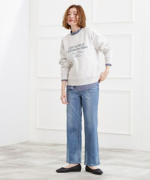 grove / グローブ デニムパンツ | 美シルエットデニムソフトフレアーパンツ | 詳細6