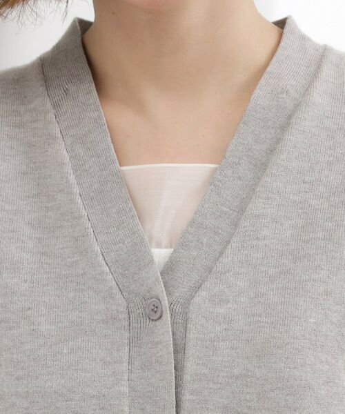 grove / グローブ カーディガン・ボレロ | シャツドッキング ニットカーディガン | 詳細12
