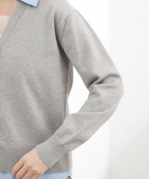 grove / グローブ カーディガン・ボレロ | シャツドッキング ニットカーディガン | 詳細13