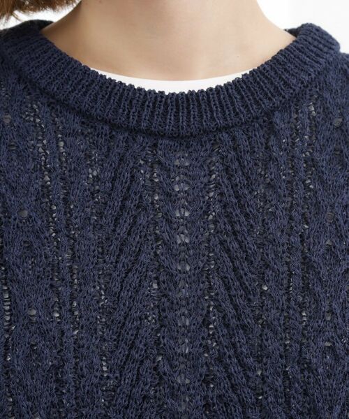 grove / グローブ ニット・セーター | リリヤーンケーブル ニットベスト | 詳細16