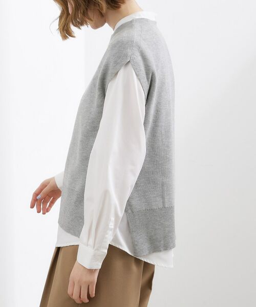 grove / グローブ シャツ・ブラウス | ニットベスト×シャツSET | 詳細23