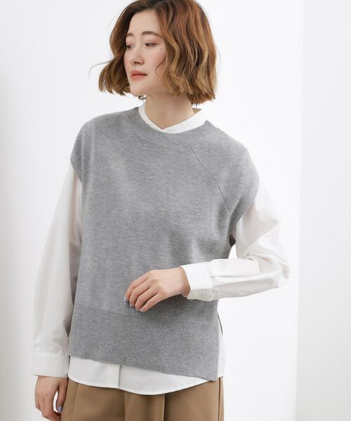 grove / グローブ シャツ・ブラウス | ニットベスト×シャツSET | 詳細8