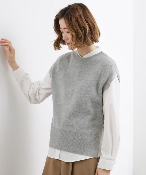 grove / グローブ シャツ・ブラウス | ニットベスト×シャツSET | 詳細9