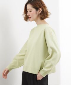 grove / グローブ ニット・セーター | 【おうちで洗える】顔周りすっきり、ボートネックニット