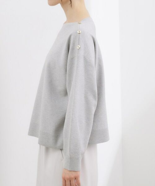 grove / グローブ ニット・セーター | 【おうちで洗える】顔周りすっきり、ボートネックニット | 詳細22