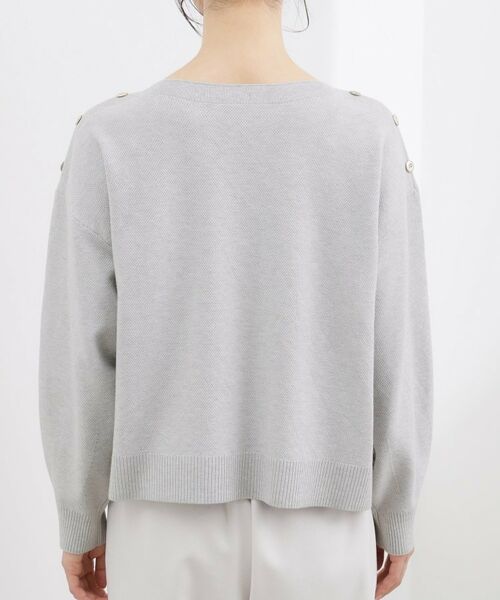 grove / グローブ ニット・セーター | 【おうちで洗える】顔周りすっきり、ボートネックニット | 詳細23