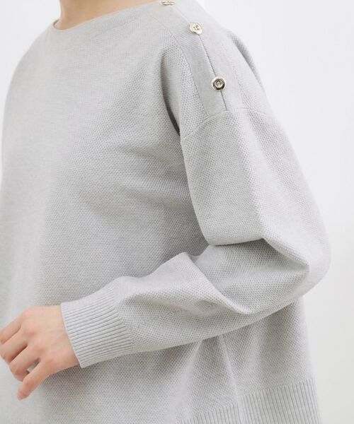 grove / グローブ ニット・セーター | 【おうちで洗える】顔周りすっきり、ボートネックニット | 詳細25
