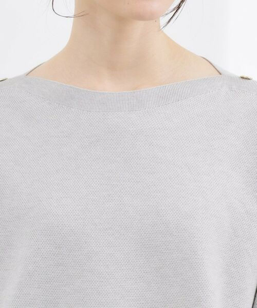 grove / グローブ ニット・セーター | 【おうちで洗える】顔周りすっきり、ボートネックニット | 詳細28