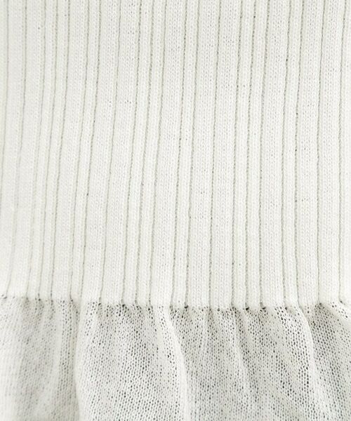 grove / グローブ ニット・セーター | シアーフリルリブニットプルオーバー | 詳細8