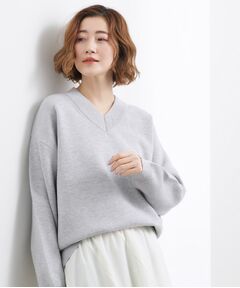grove / グローブ ニット・セーター | スウェットライクVネックニット