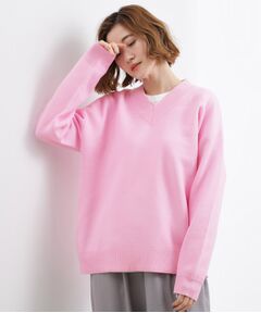 grove / グローブ ニット・セーター | スウェットライクVネックニット