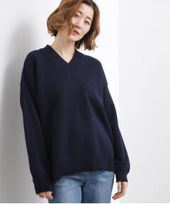 grove / グローブ ニット・セーター | スウェットライクVネックニット
