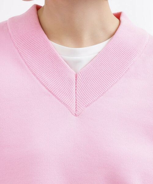 grove / グローブ ニット・セーター | スウェットライクVネックニット | 詳細16