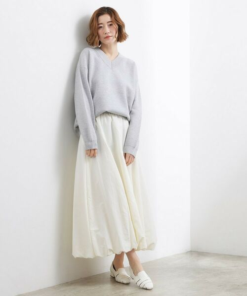 grove / グローブ ニット・セーター | スウェットライクVネックニット | 詳細3